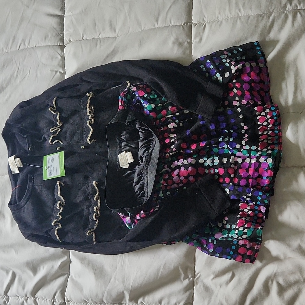 Kate Spade girls skirt and sweater set
